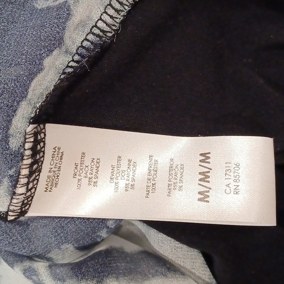 Buffalo by David Bitton Sheer Front "Teresa" Long Sleeve Pull On Top- Sz. Med - Picture 10 of 12